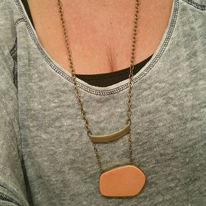 Sunset pendant necklace
